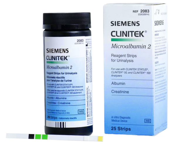 CLINITEK Microalbumin 9 Тест-полоски с реагентом CLINITEK Microalbumin 9 Тест-полоски с реагентом