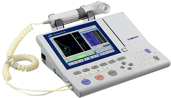 CHESTGRAPH HI-105 Спироанализатор с сенсорным дисплеем CHESTGRAPH HI-105 Спироанализатор с сенсорным дисплеем